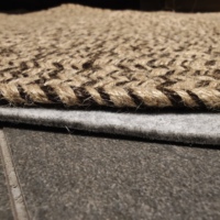 Tapis de sol adhésif 8x10 pieds, épaisseur 1/4 pouce - Sous-couche amortissante pour tapis et revêtements de sol durs