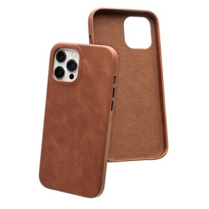 <span class=keywords><strong>Coque</strong></span> de téléphone en cuir personnalisée housse étanche pour téléphone 13 Pro Max - Product Image 1
