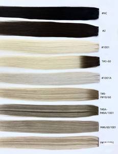 Extensiones de Cabello Humano Ruso Sin Costuras, Invisibles, Finas, Super Double Drawn, Virgen Remy, Color Rubio Balayage para Salón - Product Image 5