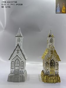 Navidad LED Linterna Brillo Casa Agua Lujo Nieve Globo Decoración - Product Image 2