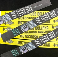 Bracelet Tyvek jetable personnalisé, imperméable, indéchirable et respirant pour le contrôle d'accès et l'identification dans les parcs d'attractions et les concerts