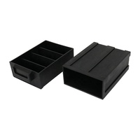 QXR Emebiol Q-DB2 165*120*60mm tiroir type noir en plastique ESD antistatique élément boîte