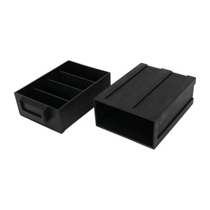 QXR-caja de cajón de plástico negro, de Emebiol Q-DB2, 165x120x60mm, ESD, elemento antiestático - Product Image 1