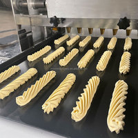 Moxin Puff Biscuit Form Petite Taille Électrique Trois Couleurs Presse Automatique Pâte Biscuit Machine à Faire