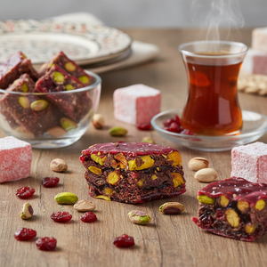 Best Seller Turkish Delight – Cranberry Pistachio Lokum, Premium Quality, Soft & Fresh, Gourmet <b>Sweet</b>, Bulk <b>Packaging</b> - Product Image 3