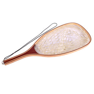Red de <span class=keywords><strong>Pesca</strong></span> con Mosca, Red de Goma, Mango de Madera, Red de Mano para Capturar y Soltar, Cesta, Herramientas de <span class=keywords><strong>Pesca</strong></span> de Trucha, Redes de Aterrizaje - Product Image 1