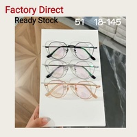 Gafas de Prescripción Metálicas Clásicas Delgadas de Aleación para Mujer, Ligeras, de Montura Completa, Disponibles para Todas las Formas de Rostro, Venta al por Mayor de Fábrica, Baratas
