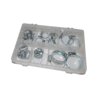 Assortiment de colliers de serrage Jeu de colliers de serrage rapides 26PCS Collier de serrage-Taille métrique avec boîte en PP personnalisée