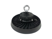 Luminaire LED UFO à intensité variable IP65, coque noire, pour gymnase, centre commercial, éclairage commercial de plafond, garantie 3 ans