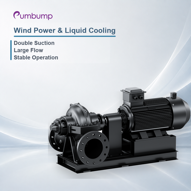 MS Inline Pump for Wind & Liquid Cooling Equipment Compact Structure Operation Industrial Cooling Circulation Head Range:7~190m