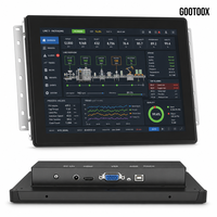 Monitor táctil capacitivo integrado de 7/10.1/13.3/15.6/21.5 pulgadas para kiosco de autoservicio con puerto LAN