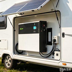 Batterie LiFePO4 à décharge profonde Delong Wholesale 12V ultra-mince murale pour camping-car 12,8V 150Ah - Product Image 1