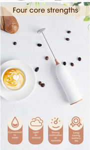 เครื่องตีกาแฟไฟฟ้าแบบมือถือทันสมัย เป็นมิตรกับสิ่งแวดล้อม พร้อมด้ามจับ สำหรับชง<span class=keywords><strong>ชา</strong></span> นม และมัทฉะส่วนตัว - Product Image 3