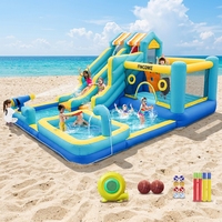 Équipement de centre de jeux gonflables FBSPORT, parc aquatique gonflable, parc d'obstacles aquatiques, parc aquatique gonflable pour la plage