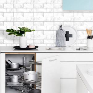 Aggiornamento Più Spessa 2.5 millimetri di Spessore A Mosaico Backsplash Adesivo Da Parete Piastrelle 12*12 Pollici Buccia e Bastone <span class=keywords><strong>Mattonelle</strong></span> Della Parete Della <span class=keywords><strong>Cucina</strong></span> bagno - Product Image 5