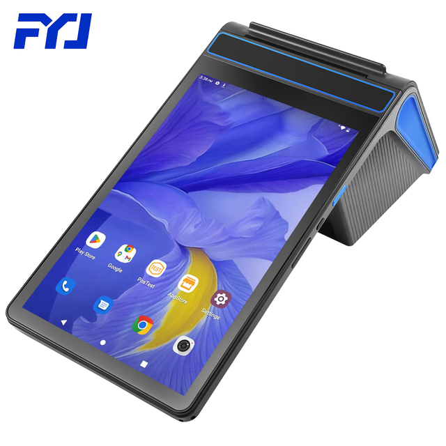 FYJ F1-88 8 Inch Android 12 Mobile Print Ticket Retail Shop Cash Register Smart Handheld Mini PDA POS Machine Terminal System