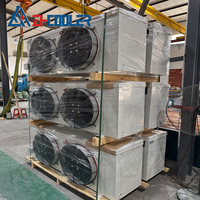 Machine de récupération de réfrigérant avec compresseurs rotatifs à vis haute performance, moteur, refroidisseur d'air évaporatif, refroidisseur industriel minier à évaporation forcée