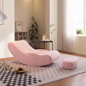 Chaises de salon nordiques de luxe modernes canapé à bascule inclinable simple adultes assis se détendre paresseux designer de meubles - Product Image 5