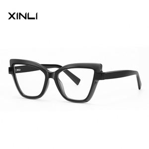 XINLIHigh Quality Women's Animal Print Cat Eye Full-Rim Blue Light Protection Computer Glasses Model 2219 Daily Wear - Product Image 2