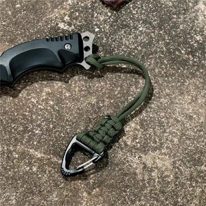 Paracorde porte-clés lanière Triangle boucle haute résistance Parachute cordon <span class=keywords><strong>auto</strong></span>-défense survie d'urgence sac à dos porte-clés - Product Image 2