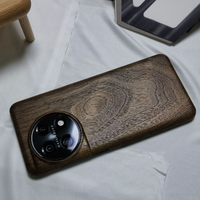 Étuis de téléphone en fibre de carbone noyer bambou bois + aramide pour oneplus 12 13 étui personnalisé Logo personnalisé coque de téléphone