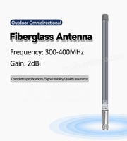 Antenne omnidirectionnelle personnalisée 300-400 MHz 40 cm 2 dBi en fibre de verre pour antenne anti-drone Lora