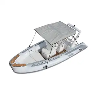 Zhenbo Marine Rigid Inflatable Boat 520 PVC/Hypalon rib boat fiberglass
