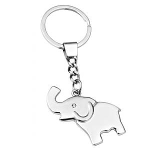 Porte-clés en cristal en forme d'éléphant sans boîte - Product Image 1