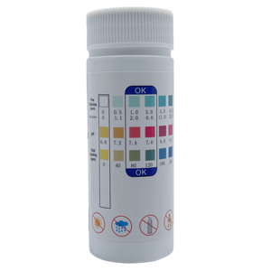 50 bandelettes de test de chlore et de pH multifonctionnelles 5 en 1 pour piscine et spa, outil de mesure de la dureté de l'eau - Product Image 6