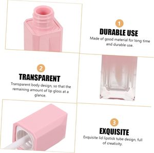Wholesale Custom 3ml 5ml 8ml <b>Empty</b> Luxury Lip Gloss Tube With <b>Box</b> and Logo Lip-gloss-tubes Containers for Cosmetic - Product Image 6