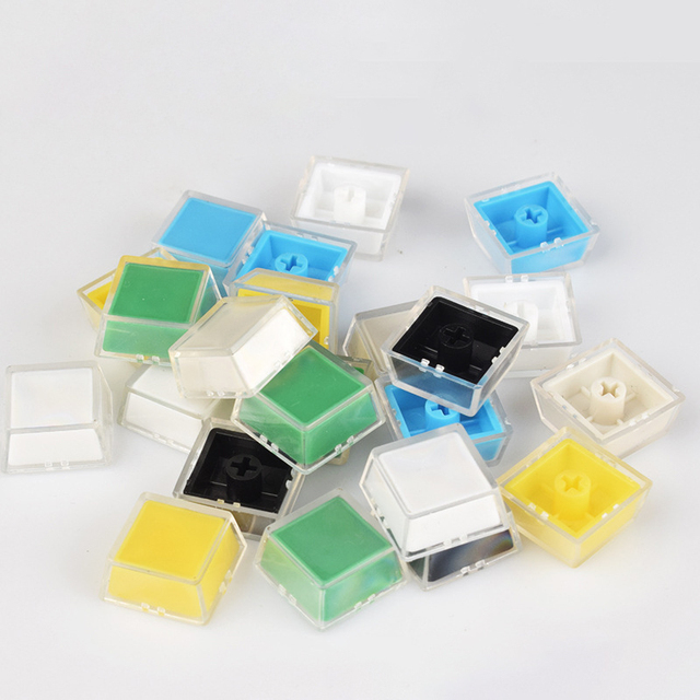 Transparent Double Layer Keycaps 100 PCS