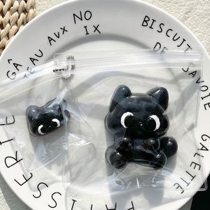 Juguete de Peluche de Gato Negro Pequeño y Adorable, Material TPR con Colgante, Juguete Sensorial Antiestrés para Aliviar la Ansiedad - Product Image 3