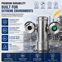 Detector de metano láser PTZ HIREP BRP-550 de largo alcance para detección remota de fugas de CH4, analizador de gas para seguridad en tuberías, venta al por mayor