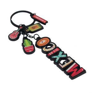 CY Porte-clés en métal imprimé CMYK, souvenir du Mexique, idéal pour les voyages et les expositions, vente chaude - Product Image 1
