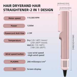 Secador <span class=keywords><strong>de</strong></span> <span class=keywords><strong>Pelo</strong></span> con Flujo <span class=keywords><strong>de</strong></span> Aire Infrarrojo 2026, Plancha <span class=keywords><strong>de</strong></span> <span class=keywords><strong>Pelo</strong></span> con Tecnología <span class=keywords><strong>de</strong></span> Plasma para Cuidado del Cabello, para Todo Tipo <span class=keywords><strong>de</strong></span> Cabello - Product Image 3