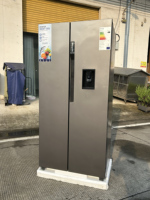 Réfrigérateur LGS Quality HUAZOS 493L, modèle à double porte, fonctions de refroidissement et de congélation, grande capacité avec distributeur d'eau