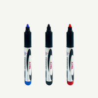 Marqueur à pointe unique à base d'huile, fournitures de bureau, stylo de marquage d'entrepôt, rouge, noir, bleu, imperméable, grande tête, logo personnalisé