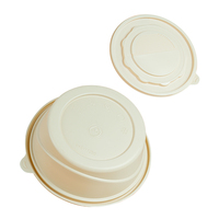 Boîtes à lunch à emporter jetables biodégradables de première qualité 1050ml 1250ml 1500ml 1750ml
