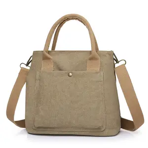 Outdoor 2022 New Fashion Handbag large canvas one borsa a tracolla singola shopping bag lady canvas crossbody bag