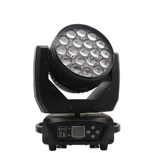 Luces de Escenario de 19 LED, 300W, IP65, Control FB4, Cabeza Móvil Cuatro en Uno con Enfoque, Barra de Iluminación y Proyección Facial - Product Image 1