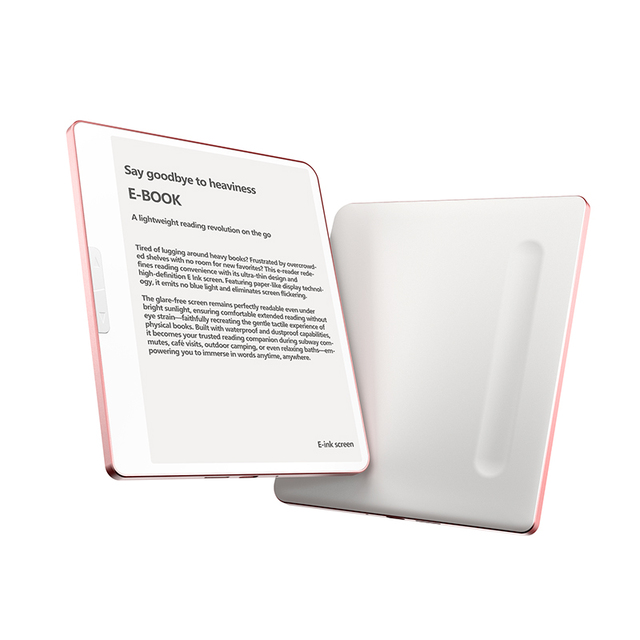 Custom 7 Inch E Ink Black White Full Color Book Reader Android Touch Screen Paper Like Digital Reader for Study Work Daily News