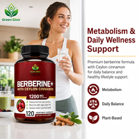 Capsules de berbérine HCl végétaliennes en marque privée OEM