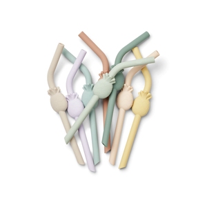 قابلة للطي للاستخدام المنزلي وخالية من بيسفين مرنة للسفر واسعة قابلة لإعادة الاستخدام قش سيليكون ممتاز للأطفال والبالغين - Product Image 2