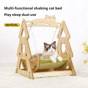 Heybo Fectory直销价格宠物玩具木猫吊床现代风格宠物吊床猫屋 - Product Image 5
