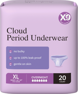 Mutandine Mestruali X9 per Donna, Assorbenti Igienici Usa e Getta, Protezione Mestruale Effetto Nuvola - Product Image 5