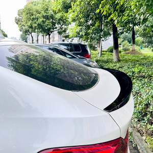 สปอยเลอร์หลังรถยนต์ BMW X4 F26 ปี 2014-2018 ลายคาร์บอนไฟเบอร์ สีดำเงา ABS แบบ Ducktail ชิ้นส่วนตกแต่ง - Product Image 1