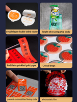 Autocollant adhésif personnalisé de logo personnalisé autocollants découpés en lettres de vinyle PVC pour la promotion