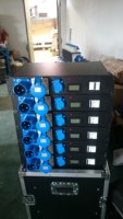 Unité de distribution d'énergie en rack 2u Boîte de fer électrique pour les boîtes de distribution d'alimentation en rack son et lumière
