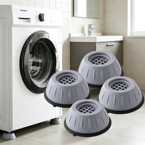 Washing Machine Feet Plastic Anti Slip Heightened Furniture Risers For Drum Shock Absorption - Product Image 1