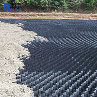 Geocells Estabilización del suelo HDPE pavimentación GEO rejilla plástico panal grava pavimentadora con precio de fábrica